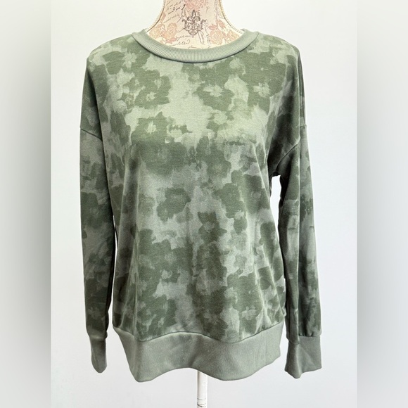 MONDETTA Olive Green Camo  Sweatshirt size M - Picture 3 of 16
